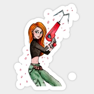 Kim possible-Fan art Sticker